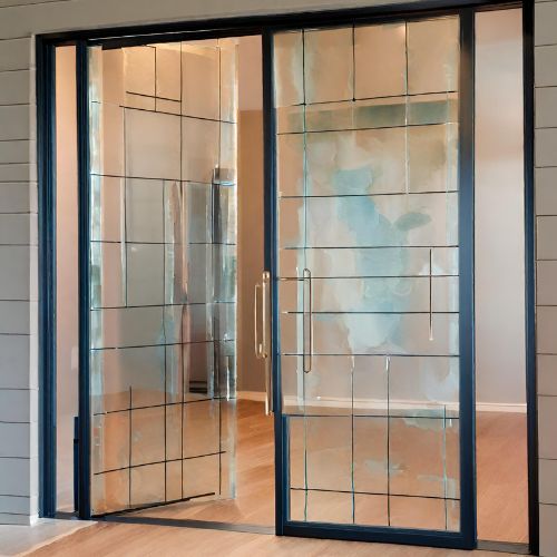 Contemporary Glass Door